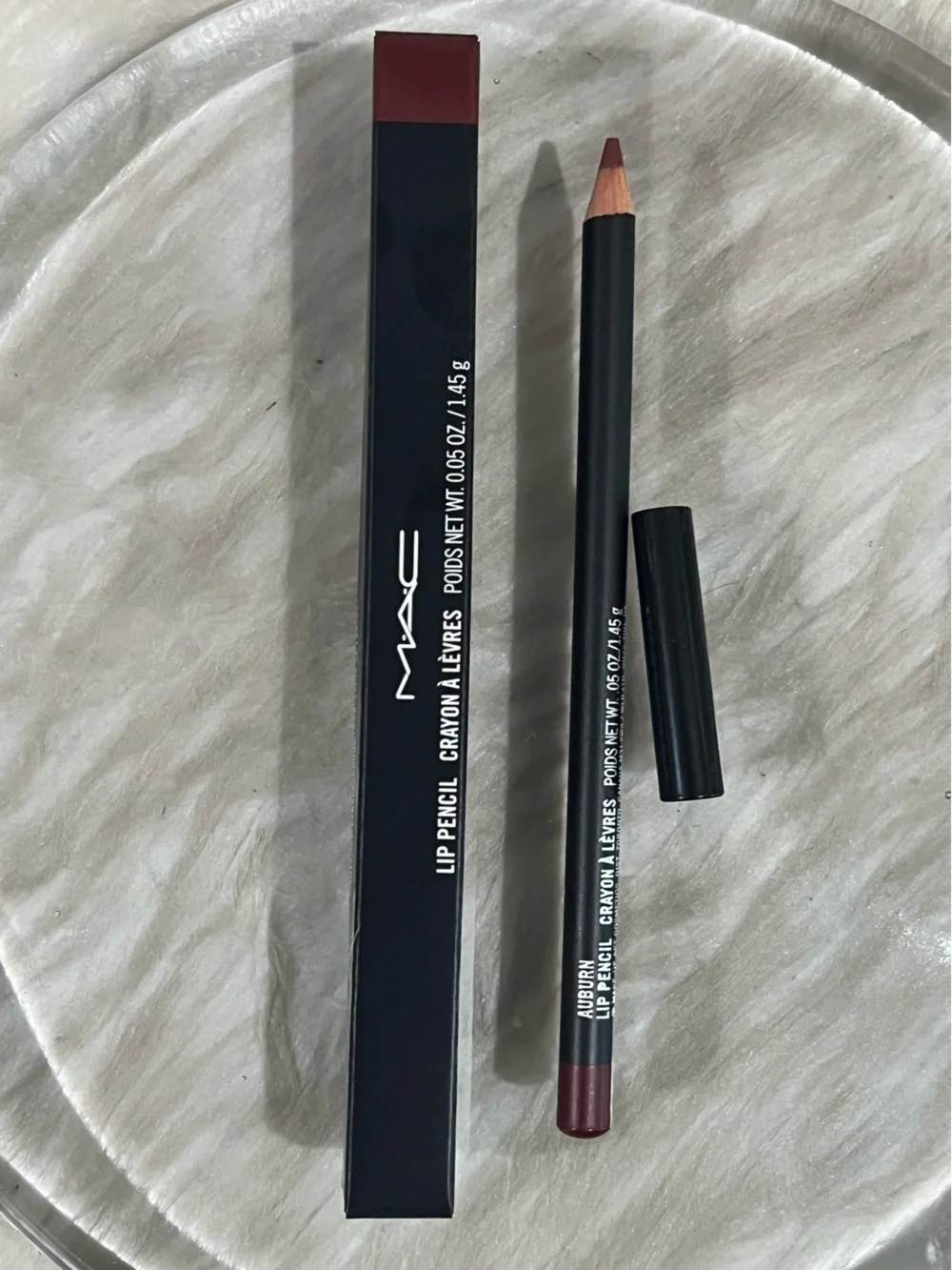 NEW MAC Cosmetics Lip Pencil Creamy Lip Liner Auburn Intense Orange Red Brown